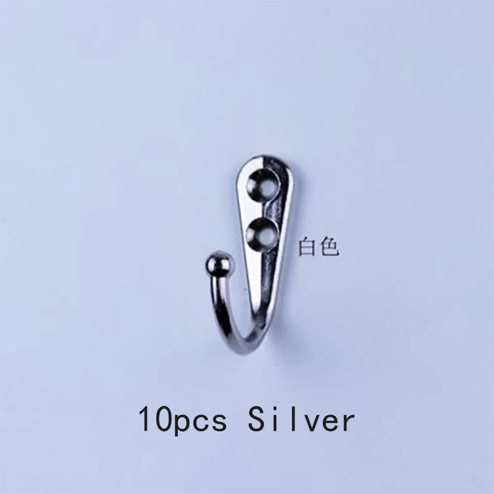 10X Hooks Wall Hanger Zinc Alloy Coat Hat Clothes Robe Holder Rack Hook Wall Mounted Hanger Bathroom Accessories With Screw
10X Hooks Wall Hanger Zinc Alloy Coat Hat Clothes Robe Holder Rack Hook Wall Mounted Hanger Bathroom Accessories With Screw