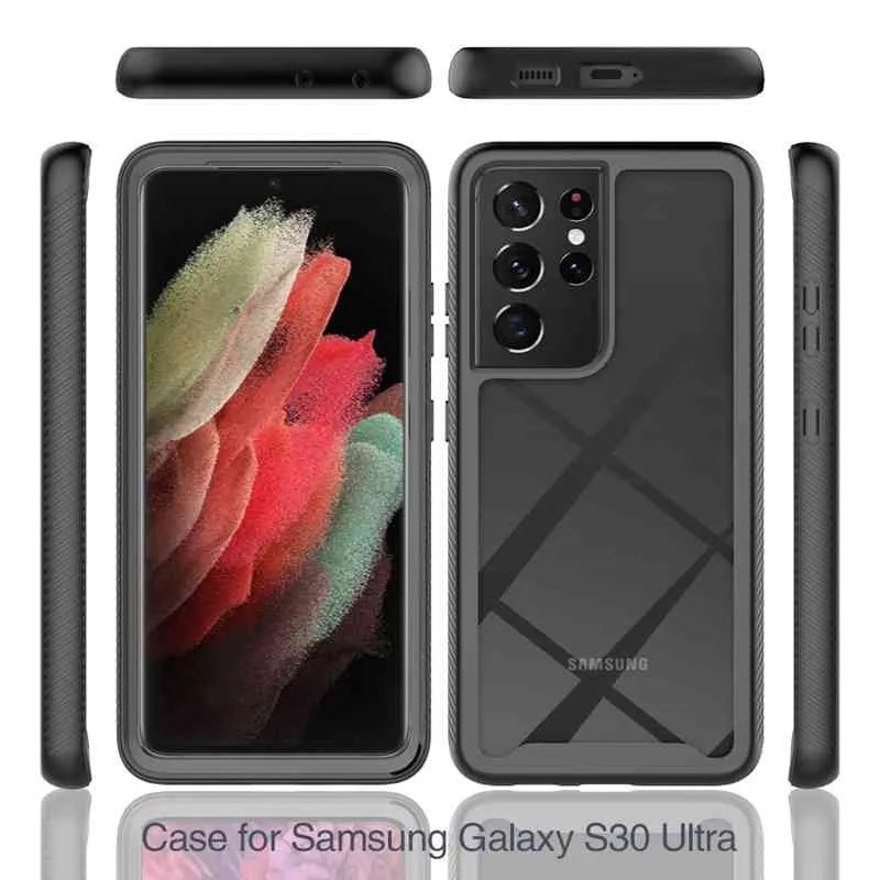 Полная защита тонкий защитный чехол-подставка для Samsung Galaxy S21 5G S21 плюс противоударный чехол из поликарбоната + ТПУ на заднюю панель для телеф...
Полная защита тонкий защитный чехол-подставка для Samsung Galaxy S21 5G S21 плюс противоударный чехол из поликарбоната + ТПУ на заднюю панель для телеф...