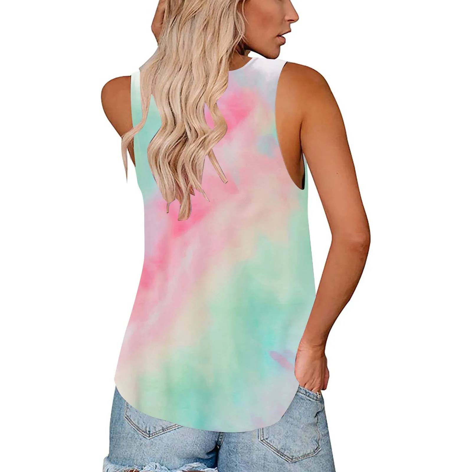 V-neck Camis 2021 Summer Women's Stitching Top Urban Casual Streetwear Contrast Color Loose Vest Sleeveless Pullover T-shirt
V-neck Camis 2021 Summer Women's Stitching Top Urban Casual Streetwear Contrast Color Loose Vest Sleeveless Pullover T-shirt