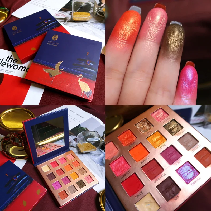 16 Color Glitter Eyeshadow Palette Shimmer Matte Metallic Makeup Palette Creamy Nude Eye Shadow Pallete Pigmented Cosmetics
16 Color Glitter Eyeshadow Palette Shimmer Matte Metallic Makeup Palette Creamy Nude Eye Shadow Pallete Pigmented Cosmetics