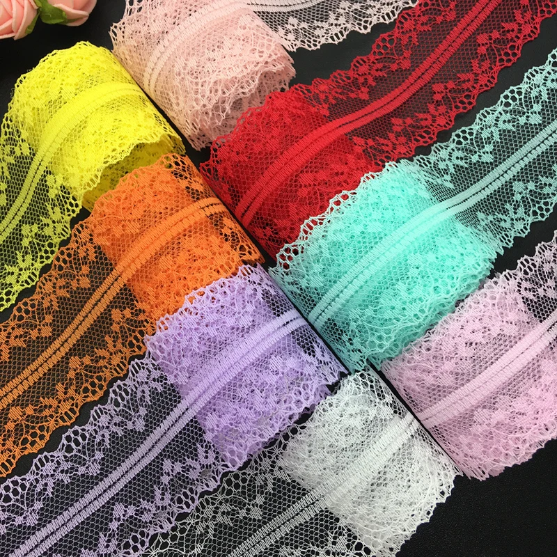 10yds 40mm Wide Bilateral Handicrafts Embroidered Net Lace Trim Ribbon Wedding/Birthday/Christmas/Bow Decorations
10yds 40mm Wide Bilateral Handicrafts Embroidered Net Lace Trim Ribbon Wedding/Birthday/Christmas/Bow Decorations