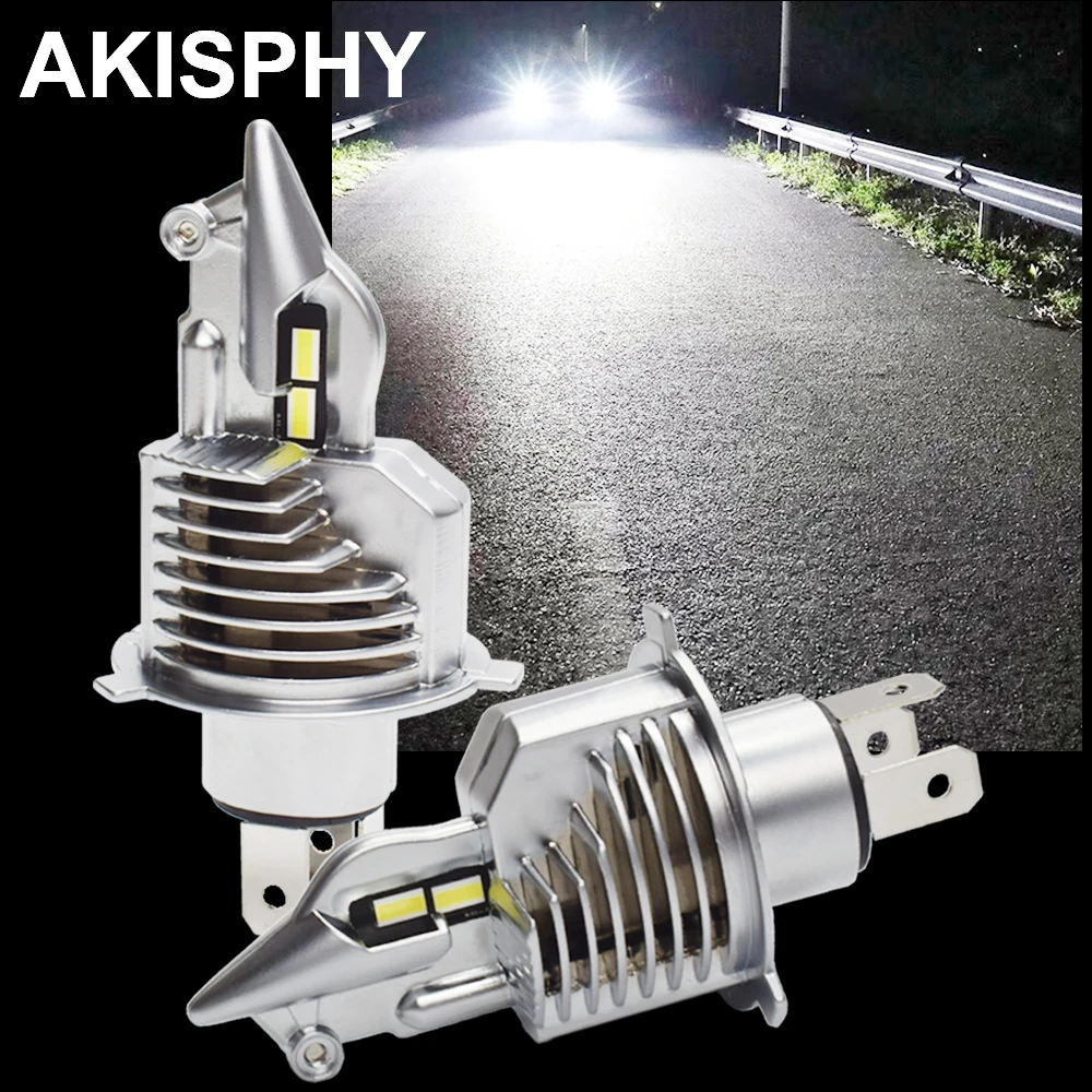Auto Car LED H4 Headlight Bulb 60/55W Motorcycle Lamp 12000LM HS1 Lights High Low Beam Hi/Lo 12V DC 6500K Yellow 3000K
Auto Car LED H4 Headlight Bulb 60/55W Motorcycle Lamp 12000LM HS1 Lights High Low Beam Hi/Lo 12V DC 6500K Yellow 3000K