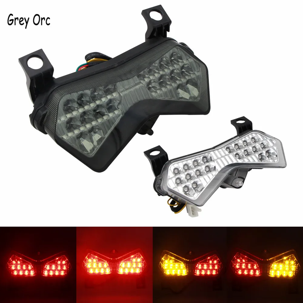 

For Kawasaki Ninja Zx6R ZX 6R 6RR 636 ZX6RR ZX636 Z1000 Z750 LED Rear Turn Signal Tail Stop Light Lamps Integrated