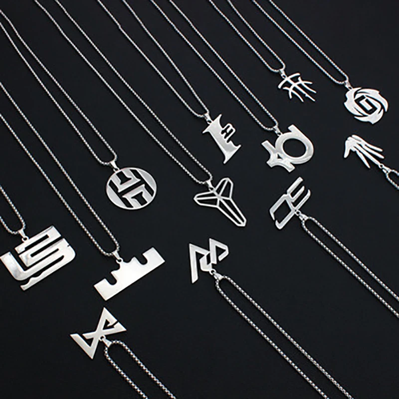 Stainless Steel Jewelry Star Basketball Player Logo Necklaces for Women Men Gift for Basketball lovers Fan Punk Accessoires
Stainless Steel Jewelry Star Basketball Player Logo Necklaces for Women Men Gift for Basketball lovers Fan Punk Accessoires