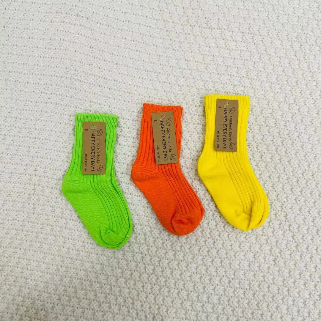3 Pairs/lot Baby Socks Kids Boys Girl Spring New Sock Ribbed Solid Color Clothes Accessories For 0-3 Years Toddler Baby
3 Pairs/lot Baby Socks Kids Boys Girl Spring New Sock Ribbed Solid Color Clothes Accessories For 0-3 Years Toddler Baby