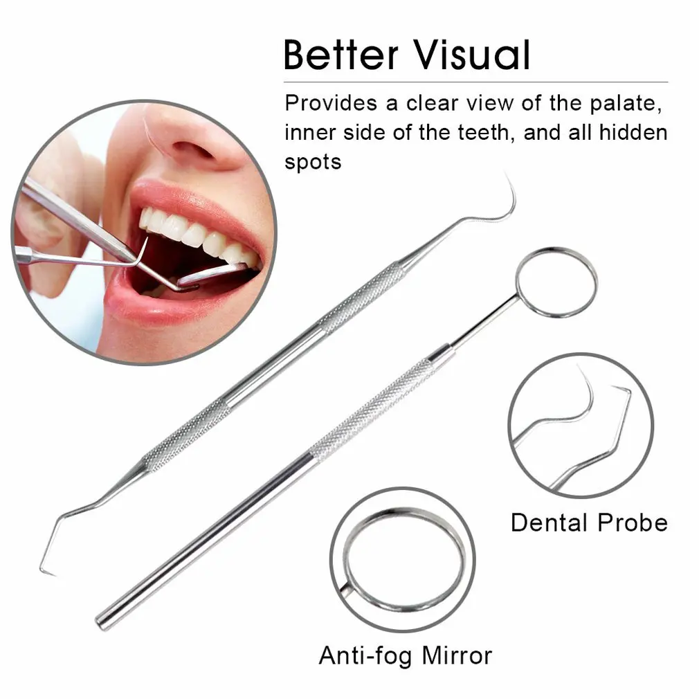 Dentist Tools Oral Care Tool Set Stainless Steel Appliances Calculus Remover Tooth Cleaning Tools