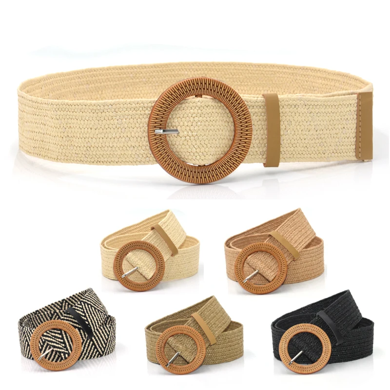 Vintage Wild Braided Belt Bohemian Wide Belt Summer Plastic Buckle Female Leopard Buckle Linen Weave Women Fake Straw Waist Belt
Vintage Wild Braided Belt Bohemian Wide Belt Summer Plastic Buckle Female Leopard Buckle Linen Weave Women Fake Straw Waist Belt