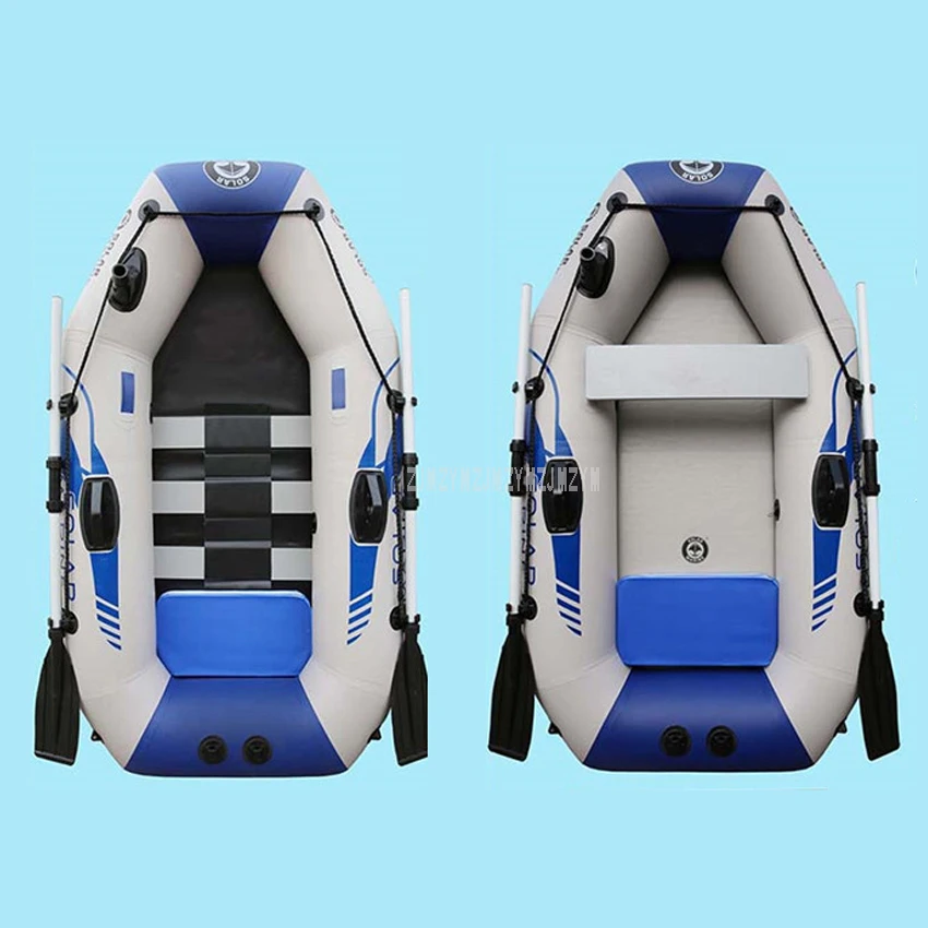 1-2 Person PVC Inflatable Boat Dinghy Fishing Rowing Boat 0.7MM For Drifting Sufing With Aluminum Oars and Air Pump B1175/B3175
1-2 Person PVC Inflatable Boat Dinghy Fishing Rowing Boat 0.7MM For Drifting Sufing With Aluminum Oars and Air Pump B1175/B3175