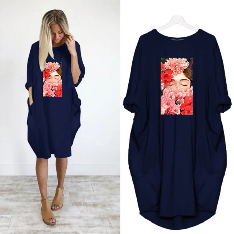 Women Bodycon Dresses Beauty Print Long Sleeve o Neck Loose Plus Size Vintage Harajuku Party Club Vestido Robes Femme Streetwear
Women Bodycon Dresses Beauty Print Long Sleeve o Neck Loose Plus Size Vintage Harajuku Party Club Vestido Robes Femme Streetwear