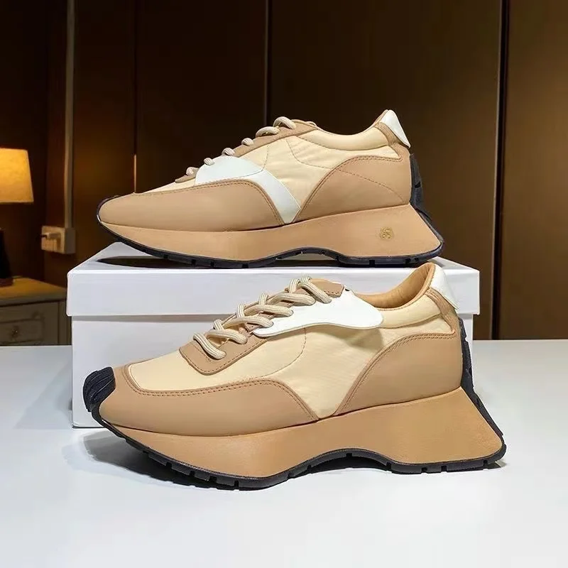 New Women Sneakers Lace-Up Wedge Sports Shoes Women's Vulcanized Shoes Casual Platform Ladies Sneakers Comfy Females Shoes
New Women Sneakers Lace-Up Wedge Sports Shoes Women's Vulcanized Shoes Casual Platform Ladies Sneakers Comfy Females Shoes