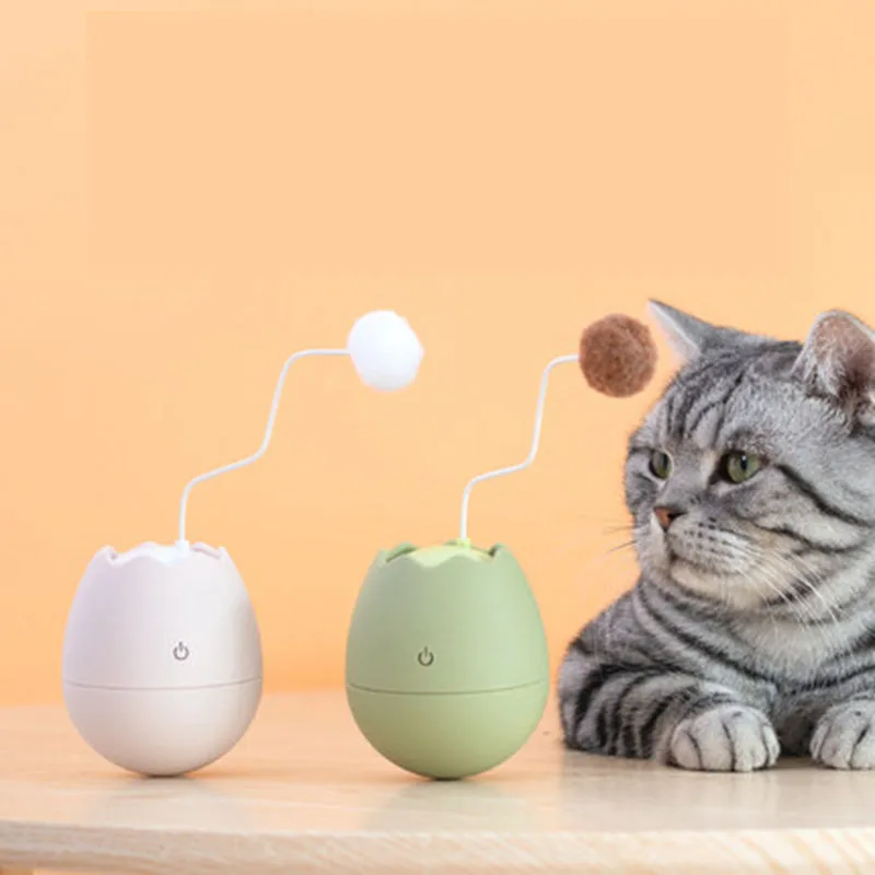 Toy cat interactive eggshell rolling ball funny cat stick training electric rotating tumbler pet automatic toy supplies
Toy cat interactive eggshell rolling ball funny cat stick training electric rotating tumbler pet automatic toy supplies