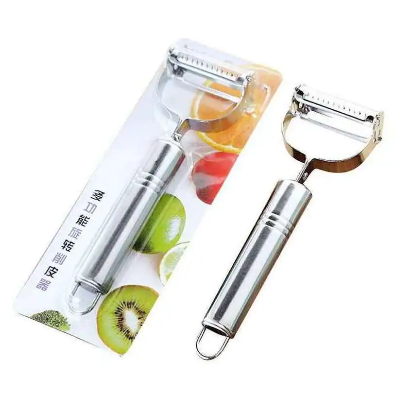 Multifunctional Double-head PeelerSmile Face Peeler Melon Planer Fruit Potato Peeler Stainless Steel
Multifunctional Double-head PeelerSmile Face Peeler Melon Planer Fruit Potato Peeler Stainless Steel