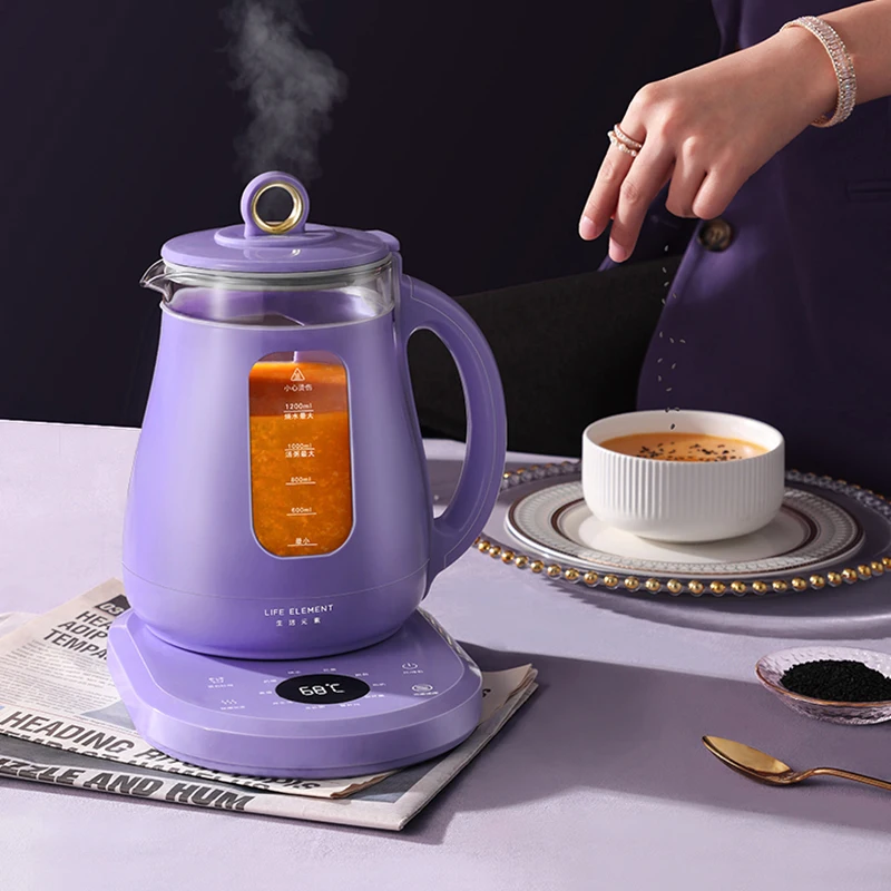 2021 New Multifunction Electric Kettle 1.2L Automatic Keep Warm Glass Health Pot Office Tea Maker With temperature display 220V
2021 New Multifunction Electric Kettle 1.2L Automatic Keep Warm Glass Health Pot Office Tea Maker With temperature display 220V