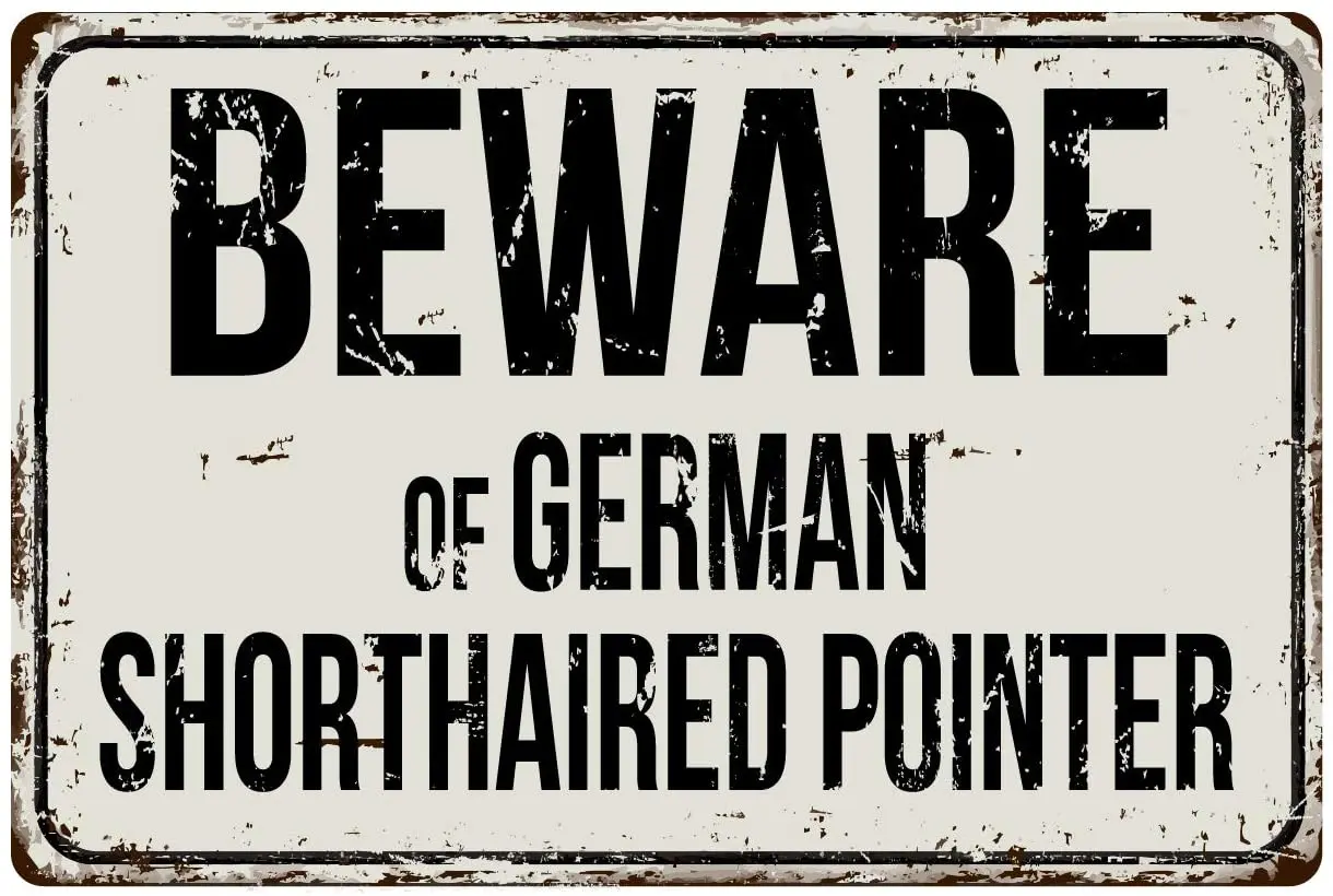 Deerts 290VS Beware of German Shorthaired Pointer 8 x 12 Vintage Aluminum Retro Metal Sign
Deerts 290VS Beware of German Shorthaired Pointer 8 x 12 Vintage Aluminum Retro Metal Sign
