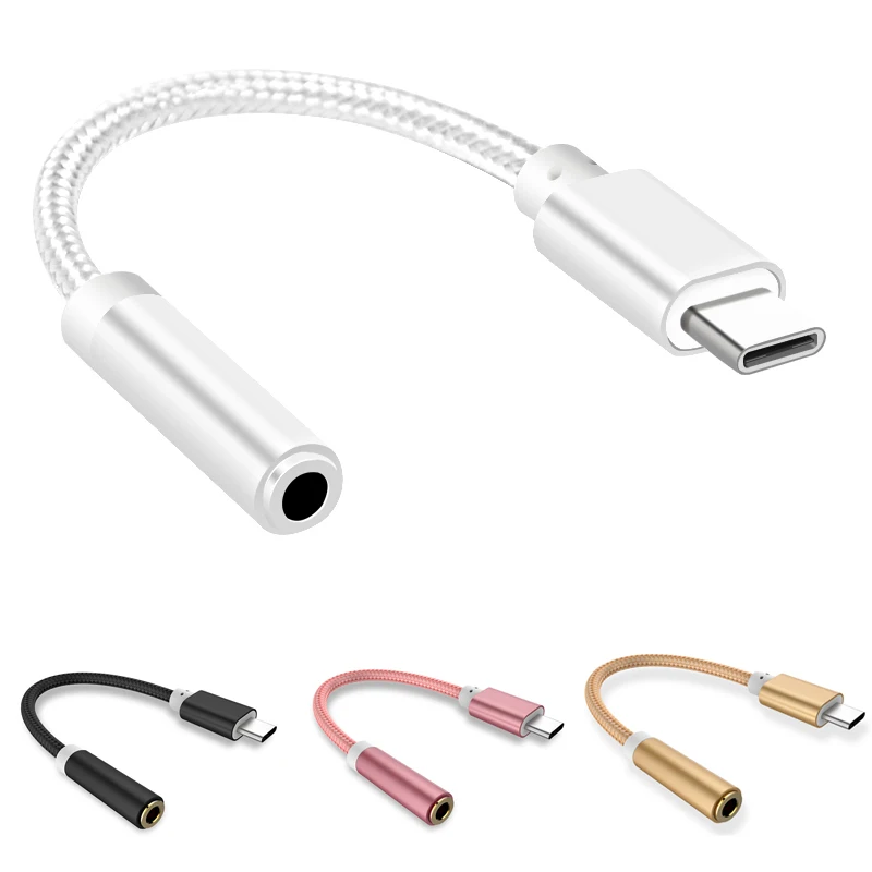 Type-C USB 3.1 Male To 3.5mm Female Audio Adapter Type-C To 3.5mm Earphone Cable AUX Line Smartphone Mobile Phone Accessories
Type-C USB 3.1 Male To 3.5mm Female Audio Adapter Type-C To 3.5mm Earphone Cable AUX Line Smartphone Mobile Phone Accessories