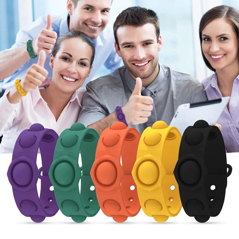 Portable Press Decompression Bracelet Fidget Toys Stress Relief Hand Push Pop Bubble Toys Soft Silicone Gifts
Portable Press Decompression Bracelet Fidget Toys Stress Relief Hand Push Pop Bubble Toys Soft Silicone Gifts
