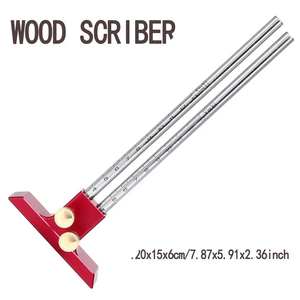 Woodworking Marking Gauge European Double Head Mortise Gauge Scribe Blade Scriber Stainless Steel Ruler wooden scribe-line
Woodworking Marking Gauge European Double Head Mortise Gauge Scribe Blade Scriber Stainless Steel Ruler wooden scribe-line