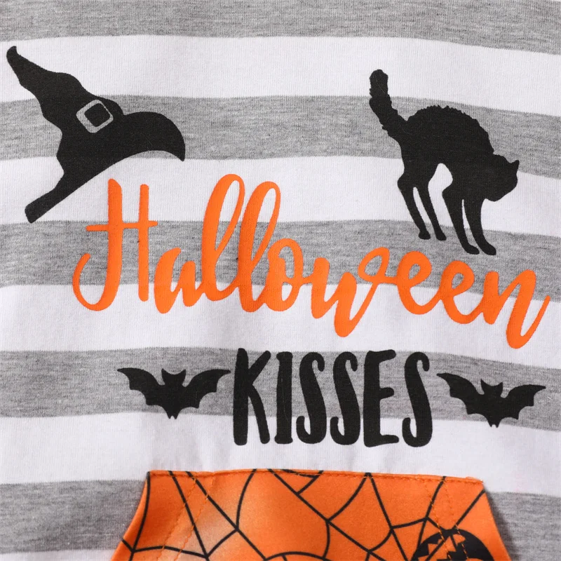 0-24 Months Autumn Toddler Baby Kids Halloween Hooded Jumpsuit Printed Stripe Long Sleeves Rompers Infants Toddlers Bodysuits
0-24 Months Autumn Toddler Baby Kids Halloween Hooded Jumpsuit Printed Stripe Long Sleeves Rompers Infants Toddlers Bodysuits
