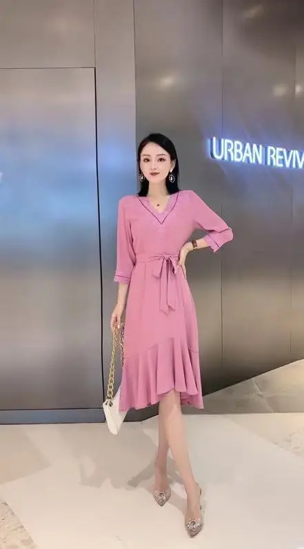 High quality RK0278 New Fashion Women 2021 spring Luxury famous Brand European Design party style Dress
High quality RK0278 New Fashion Women 2021 spring Luxury famous Brand European Design party style Dress
