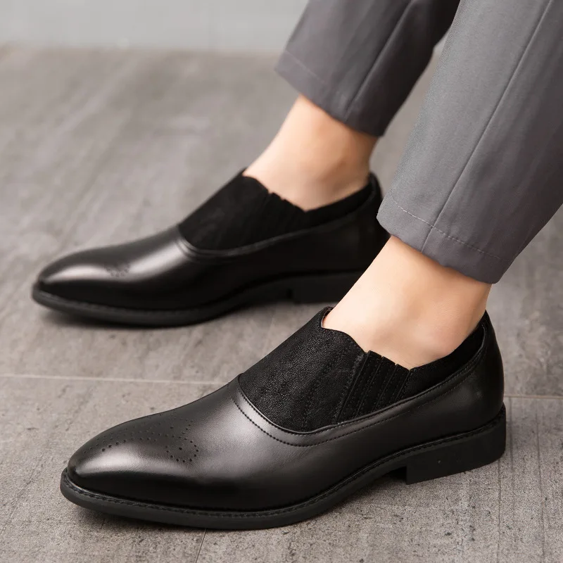 New British Vintage Men Shoes Split Leather Slip-On Formal Dress Shoes Business Wedding Oxfords Handmade Leather Loafers
New British Vintage Men Shoes Split Leather Slip-On Formal Dress Shoes Business Wedding Oxfords Handmade Leather Loafers