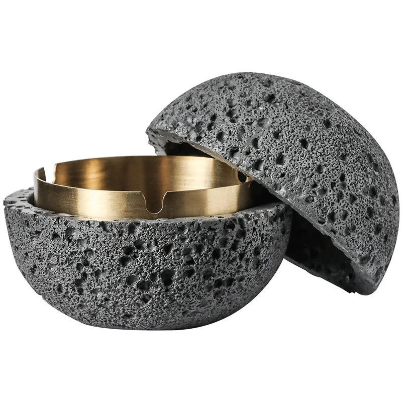 Creative Metal Moon Cement Ashtray Household Large-capacity Portable Car Anti-ash Ashtray Home Decoration Gift for Boyfriend
Creative Metal Moon Cement Ashtray Household Large-capacity Portable Car Anti-ash Ashtray Home Decoration Gift for Boyfriend