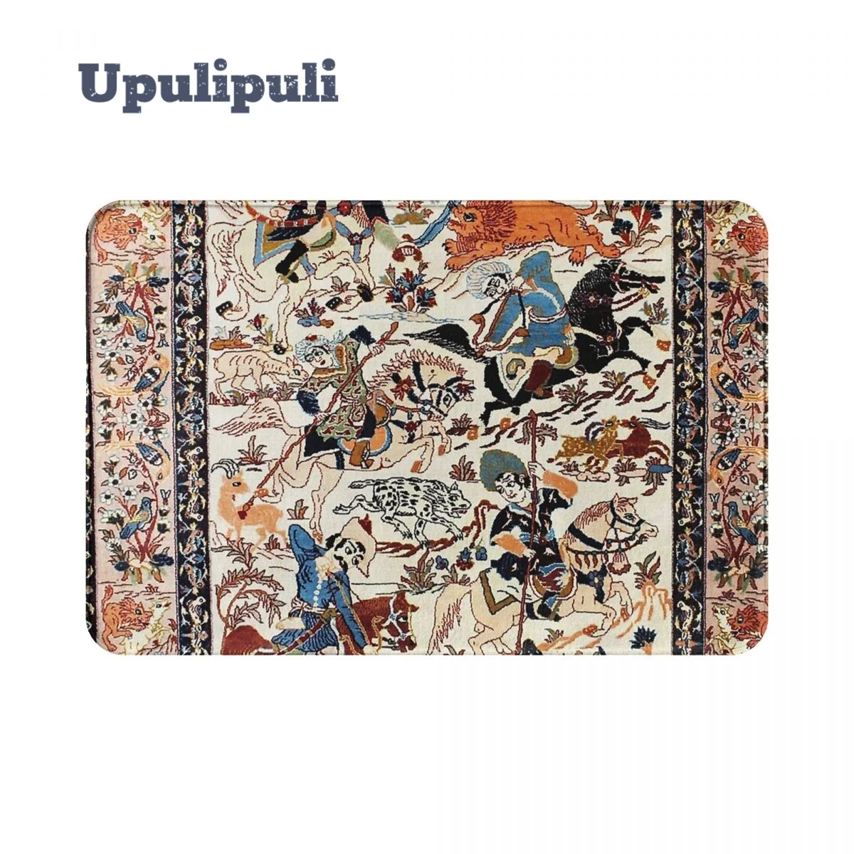 Blue Antique Persian Mat Flannel Rug Anti-Slip Isfahan Silk Rug Print Absorbent Mat for Entrance Door Kitchen Toilet Entrance
Blue Antique Persian Mat Flannel Rug Anti-Slip Isfahan Silk Rug Print Absorbent Mat for Entrance Door Kitchen Toilet Entrance