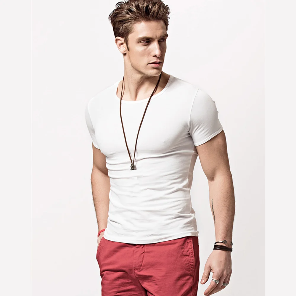 2021New Style Men T Shirt Tops V neck Short Sleeve Tees Men's Fashion Fitness Hot T-shirt For Male Clothing B0891
2021New Style Men T Shirt Tops V neck Short Sleeve Tees Men's Fashion Fitness Hot T-shirt For Male Clothing B0891