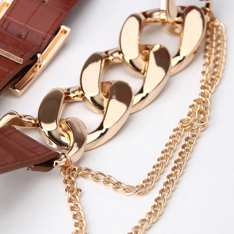 2021Ladies belt European and American casual punk exaggerated chain belt with clothing belt fashion pants belt belt
2021Ladies belt European and American casual punk exaggerated chain belt with clothing belt fashion pants belt belt