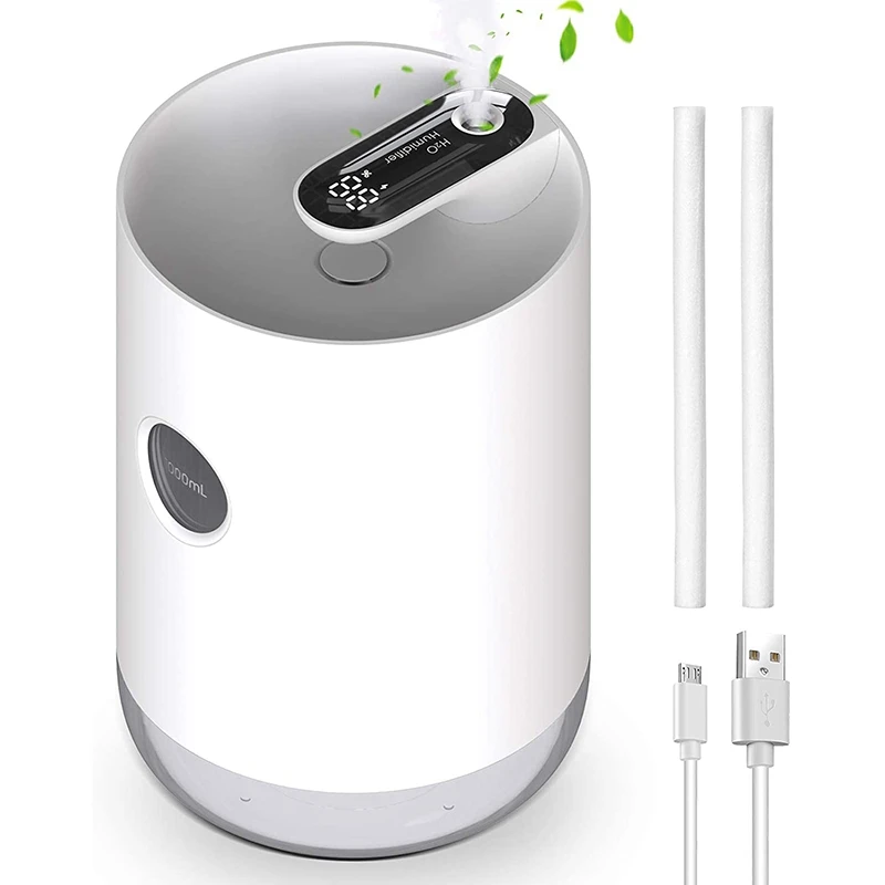 1000Ml Usb Cool Mist Humidifiers, Portable Air Humidifier with Whisper Quiet, Auto-Off, Night Light, for Bedroom
1000Ml Usb Cool Mist Humidifiers, Portable Air Humidifier with Whisper Quiet, Auto-Off, Night Light, for Bedroom