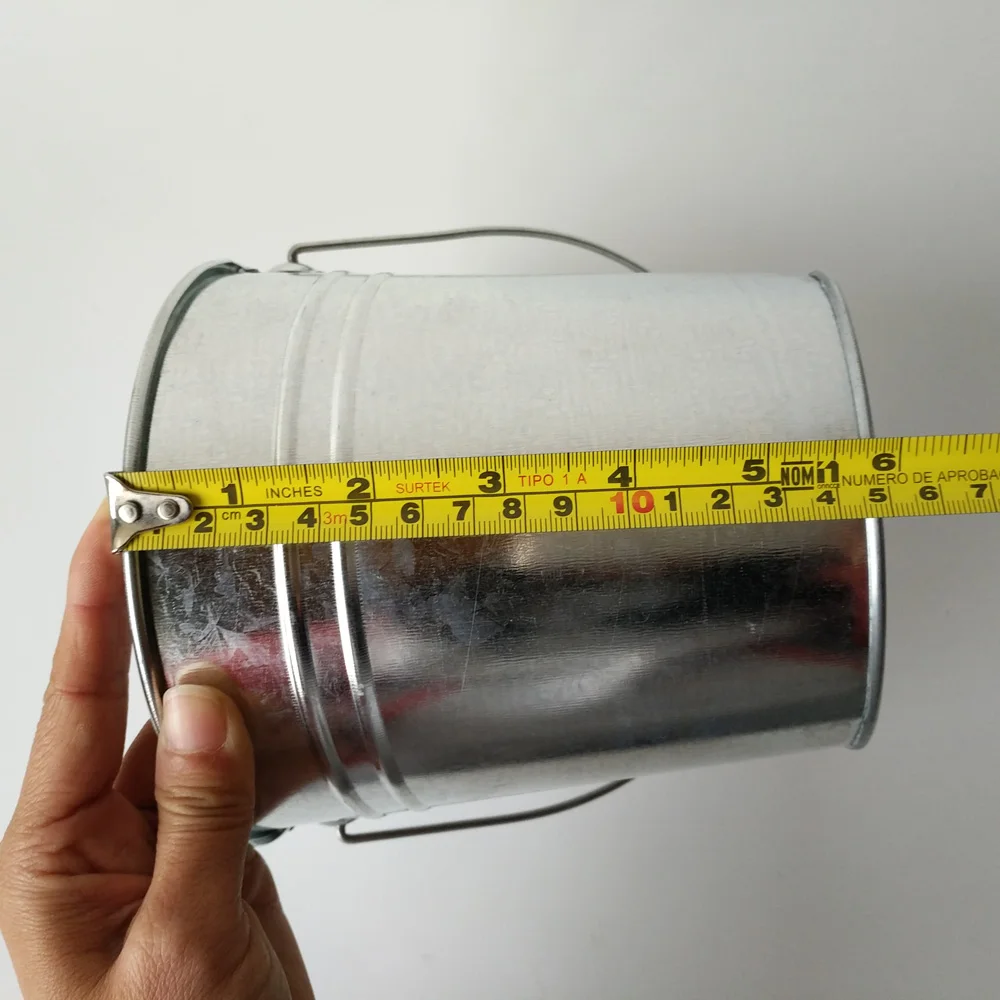 6Pcs/lot Metal bucket Tin Box for Dry Fruit flower pots planters Balcony Tub Big Pails
6Pcs/lot Metal bucket Tin Box for Dry Fruit flower pots planters Balcony Tub Big Pails