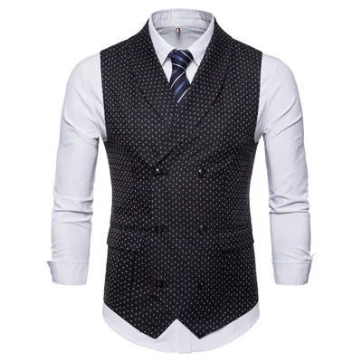 Free Shipping Autumn New Men's Men's Men's Vest Business Casual Vest Suit Vest Double-breasted
Free Shipping Autumn New Men's Men's Men's Vest Business Casual Vest Suit Vest Double-breasted