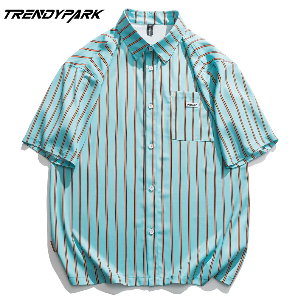 Men's Shirt Summer Short Sleeve Printed Blouse Hip Hop Oversized Casual Harajuku Streetwear Single-breasted Collar Tops Shirts
Men's Shirt Summer Short Sleeve Printed Blouse Hip Hop Oversized Casual Harajuku Streetwear Single-breasted Collar Tops Shirts