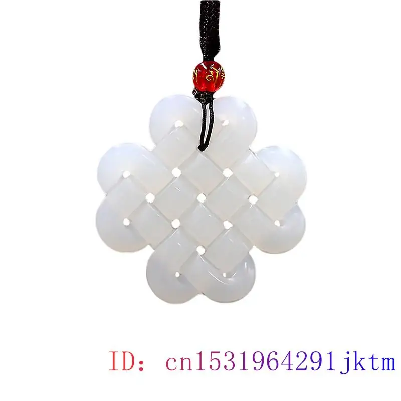 Jade Chinese knot Pendant Necklace Double sided Jadeite Gemstone Gifts White Amulet Carved Chinese Natural Jewelry Fashion
Jade Chinese knot Pendant Necklace Double sided Jadeite Gemstone Gifts White Amulet Carved Chinese Natural Jewelry Fashion