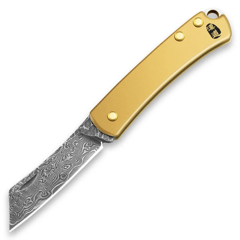 Folding Knife Damascus Steel Knife Mini Fruit EDC Multi-function Portable Key Ring Pocket Knife
Folding Knife Damascus Steel Knife Mini Fruit EDC Multi-function Portable Key Ring Pocket Knife
