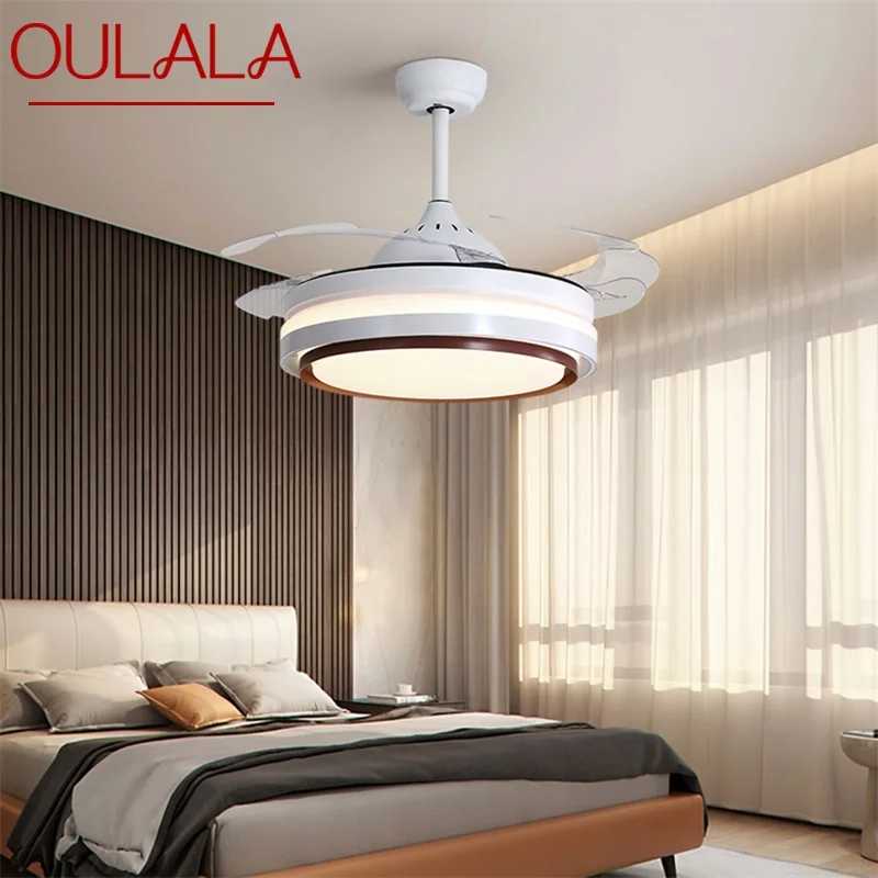 OULALA Modern Ceiling Fan Lights Invisible Fan Blade With Remote Control 3 Colors LED For Home Dining Room Bedroom Restaurant
OULALA Modern Ceiling Fan Lights Invisible Fan Blade With Remote Control 3 Colors LED For Home Dining Room Bedroom Restaurant