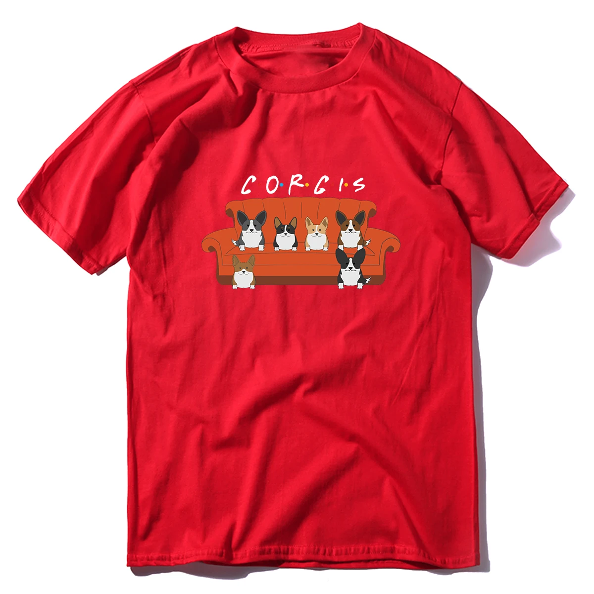 Unisex 100% Cotton Corgi Friends Graphic Funny Men's Novelty T-Shirt Women Casual Harajuku Top Tee EU Size Oversized Loose Tee
Unisex 100% Cotton Corgi Friends Graphic Funny Men's Novelty T-Shirt Women Casual Harajuku Top Tee EU Size Oversized Loose Tee