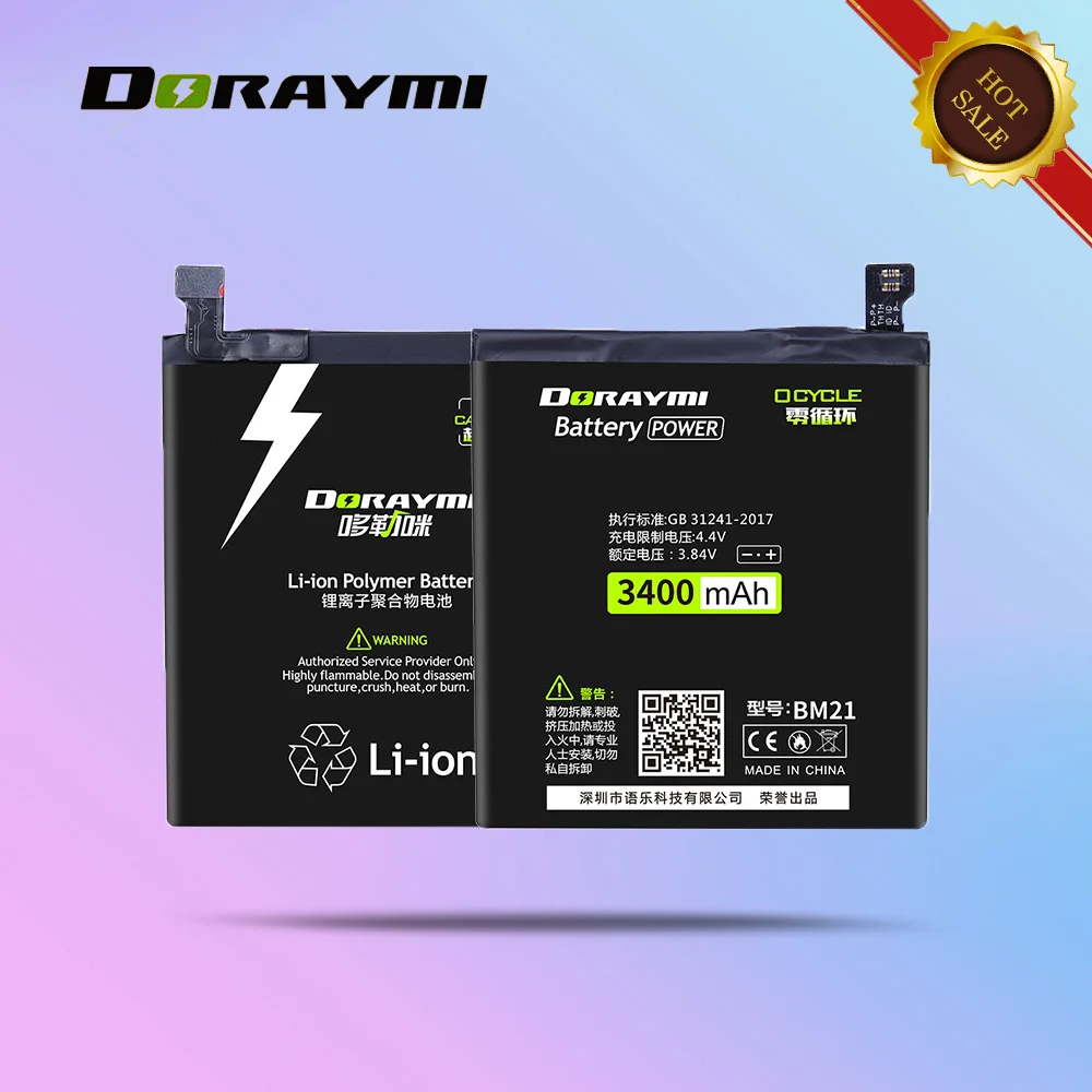 DORAYMI BM21 батарея для Xiaomi MI Note 3GB Note3GB RAM Мобильный телефон батареи литий полимерная