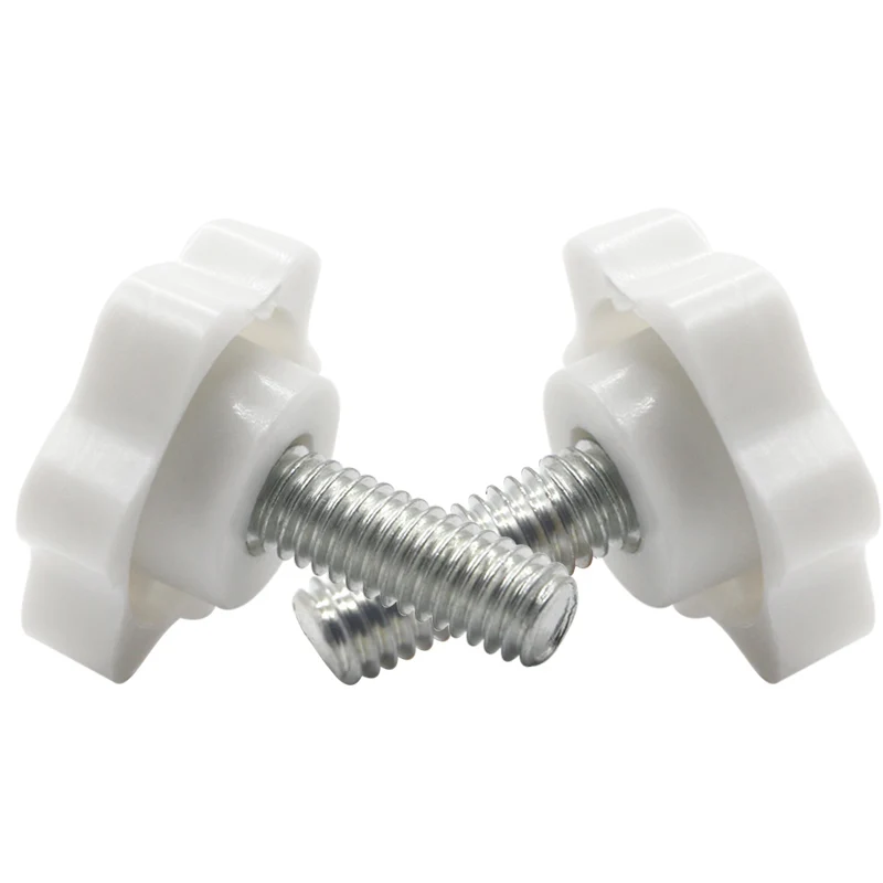 M4 M5 M6 M8M10 White Star Shape Thread Clamping Handle Bolt Bakelite Hand Knob Tightening Screw Industry Equipment Plastic Steel
M4 M5 M6 M8M10 White Star Shape Thread Clamping Handle Bolt Bakelite Hand Knob Tightening Screw Industry Equipment Plastic Steel