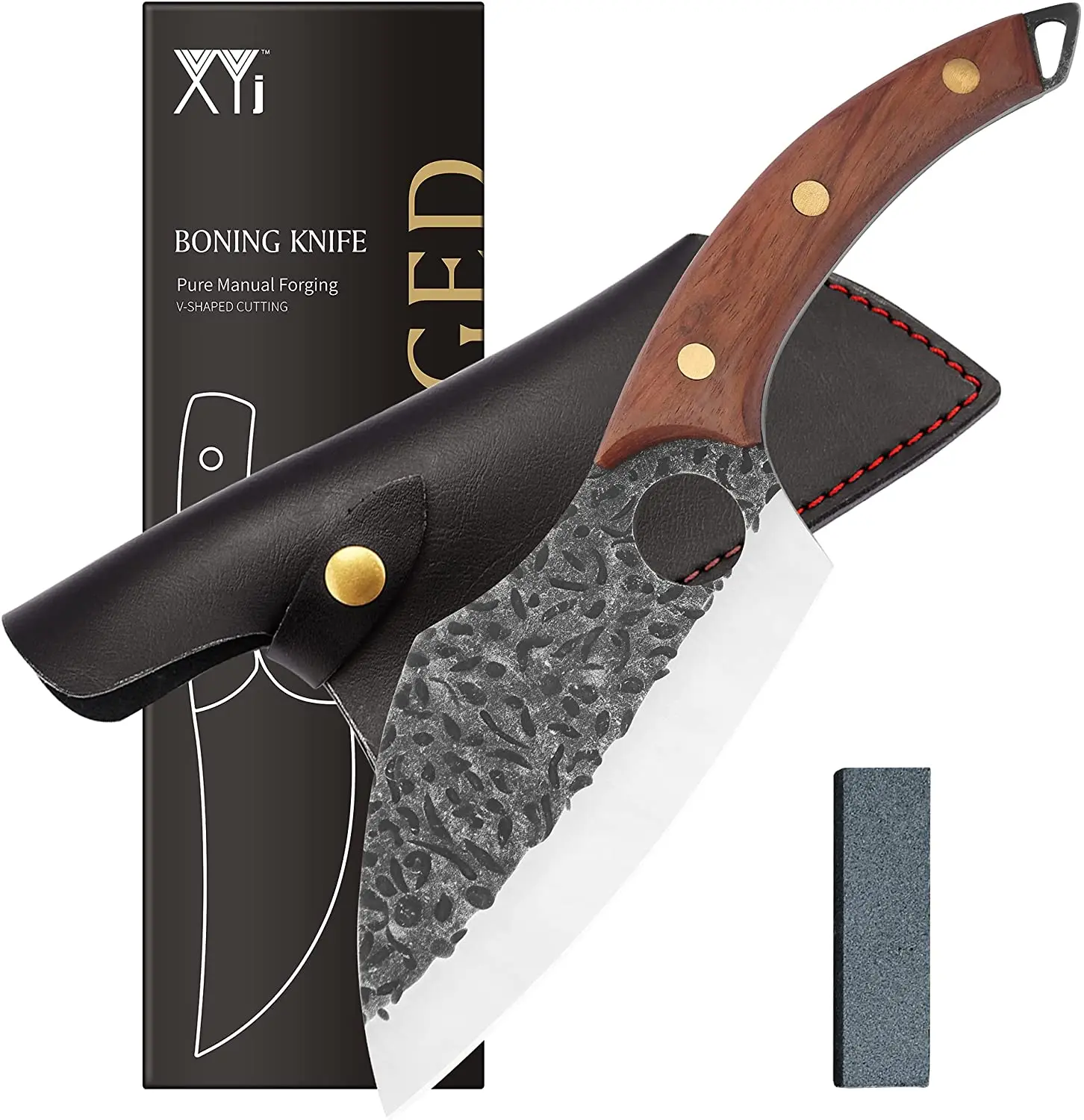 XYJ Full Tang 6-inch Camping Boning Knife Stainless Steel Cleaver Chef Knives With Sheath&Whetstone Vegetable Cooking Cutter
XYJ Full Tang 6-inch Camping Boning Knife Stainless Steel Cleaver Chef Knives With Sheath&Whetstone Vegetable Cooking Cutter