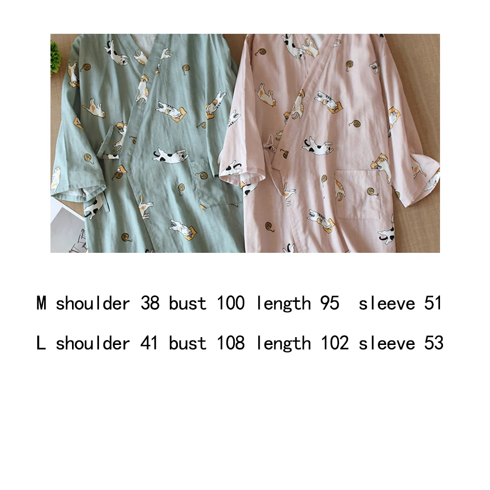 Women Kimono Spa Sleepwear Cotton Harajuku bathrobes Gauze cotton women's bathrobes long absorbent pajamas bathrobes homewear
Women Kimono Spa Sleepwear Cotton Harajuku bathrobes Gauze cotton women's bathrobes long absorbent pajamas bathrobes homewear