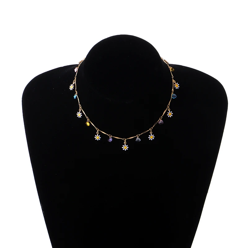 Colorful Seed Bead Daisy Flower Choker Necklaces Statement Short Collar Clavicle Chain Necklace Party Women Jewelry 2021 New
Colorful Seed Bead Daisy Flower Choker Necklaces Statement Short Collar Clavicle Chain Necklace Party Women Jewelry 2021 New