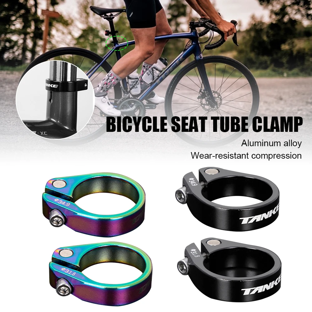 MTB Road Bike Seat Post Clamp 31.8/34.9mm Aluminum Alloy Ultralight non-slip Mountain Bicycle Seatpost Clamps Bike Accessories
MTB Road Bike Seat Post Clamp 31.8/34.9mm Aluminum Alloy Ultralight non-slip Mountain Bicycle Seatpost Clamps Bike Accessories