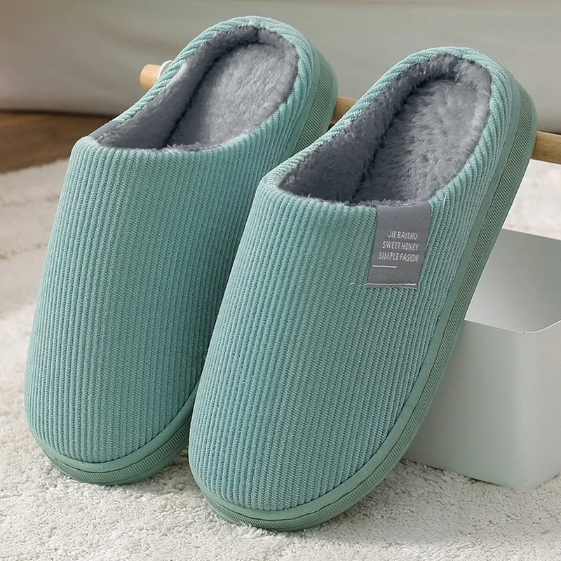 Women Winter House Slippers Solid Shoes Non-slip Soft Autumn Men House Slippers Warm Indoor Bedroom Lovers Couples Floor Slides
Women Winter House Slippers Solid Shoes Non-slip Soft Autumn Men House Slippers Warm Indoor Bedroom Lovers Couples Floor Slides