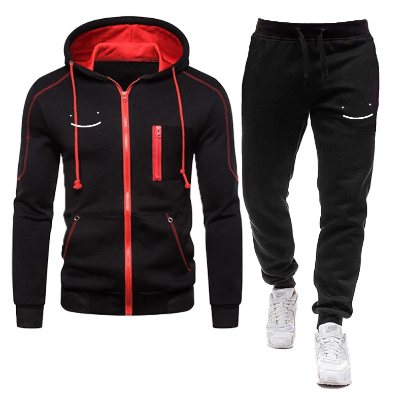 Two-piece smiley printed zipper hooded jacket and pants suit men and women zipper sweatshirt new jogging pants
Two-piece smiley printed zipper hooded jacket and pants suit men and women zipper sweatshirt new jogging pants