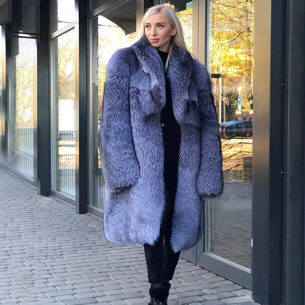 TOPFUR Fashion Natural Blue Fox Winter Loose Coat Women Leather Jacket Real Fur Coat Women Full Sleeves Lapel Collar
TOPFUR Fashion Natural Blue Fox Winter Loose Coat Women Leather Jacket Real Fur Coat Women Full Sleeves Lapel Collar