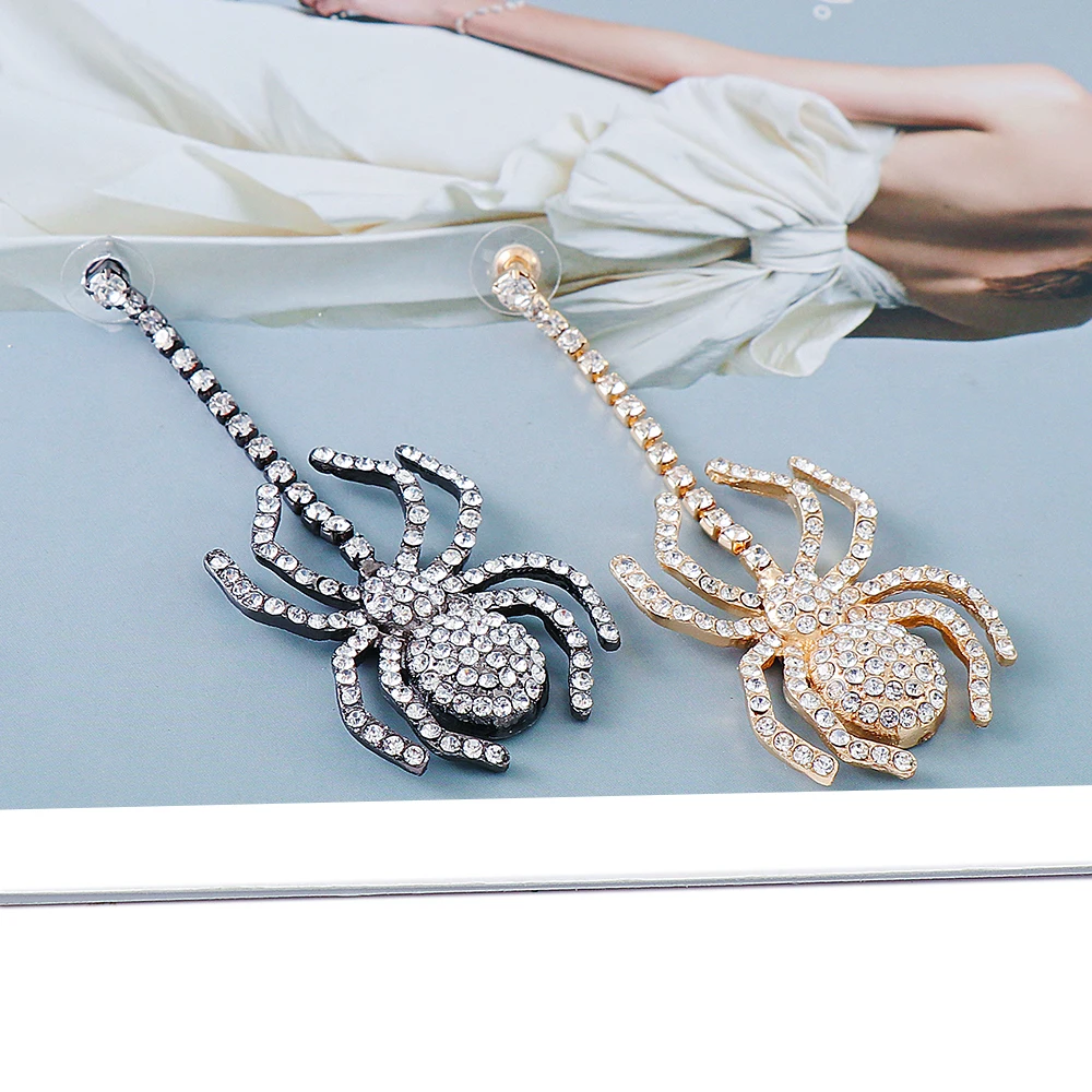 2022 New Spider Rhinestone Dangle Earrings High Quality Crystal Drop Earrings Fashion Jewelry Accessories For Women Gift
2022 New Spider Rhinestone Dangle Earrings High Quality Crystal Drop Earrings Fashion Jewelry Accessories For Women Gift