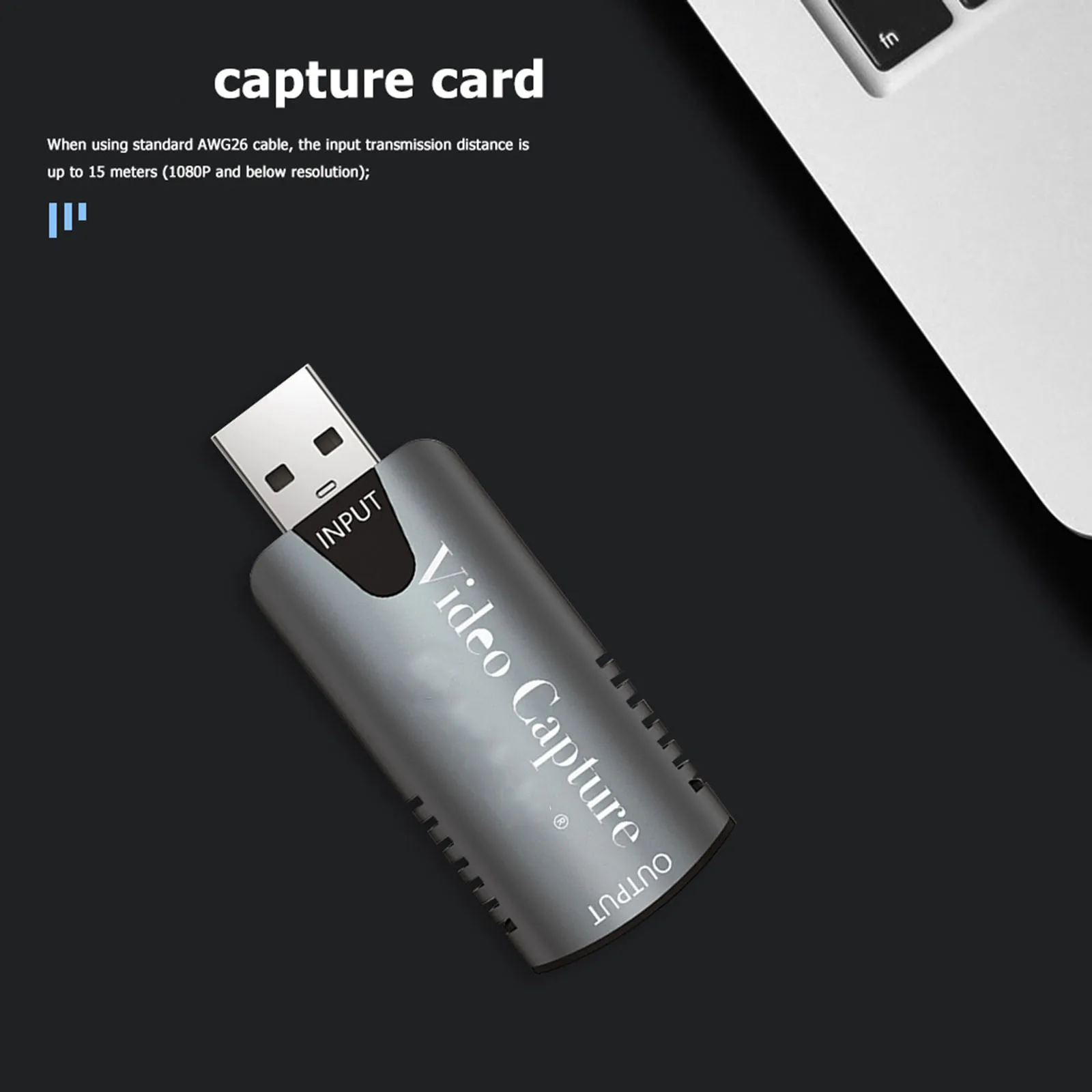 Mini HD 1080P HDMI-compatible To USB Video Capture Card Game Recording Box for Computer Youtube OBS Live Streaming Broadcast 
Mini HD 1080P HDMI-compatible To USB Video Capture Card Game Recording Box for Computer Youtube OBS Live Streaming Broadcast