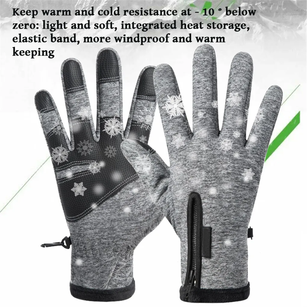 Cold-proof Ski Gloves Waterproof Winter Gloves Cycling Fluff Warm Gloves For Touchscreen Cold Weather Windproof Anti Slip
Cold-proof Ski Gloves Waterproof Winter Gloves Cycling Fluff Warm Gloves For Touchscreen Cold Weather Windproof Anti Slip