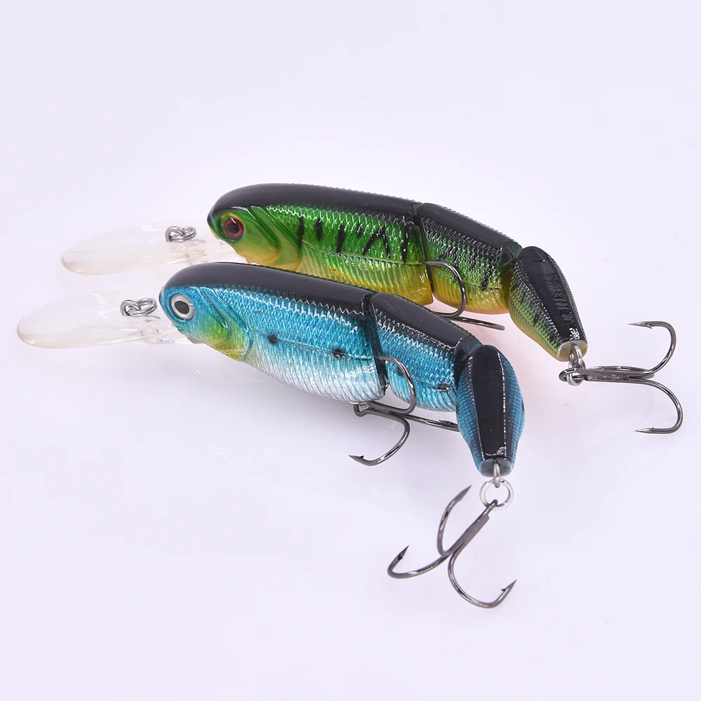 1pcs three links Fishing Wagging tail Lures Minnow Wobbler Floating Bass Trolling Artificial Hard Bait Crankbait 30g/20g/10.5g
1pcs three links Fishing Wagging tail Lures Minnow Wobbler Floating Bass Trolling Artificial Hard Bait Crankbait 30g/20g/10.5g