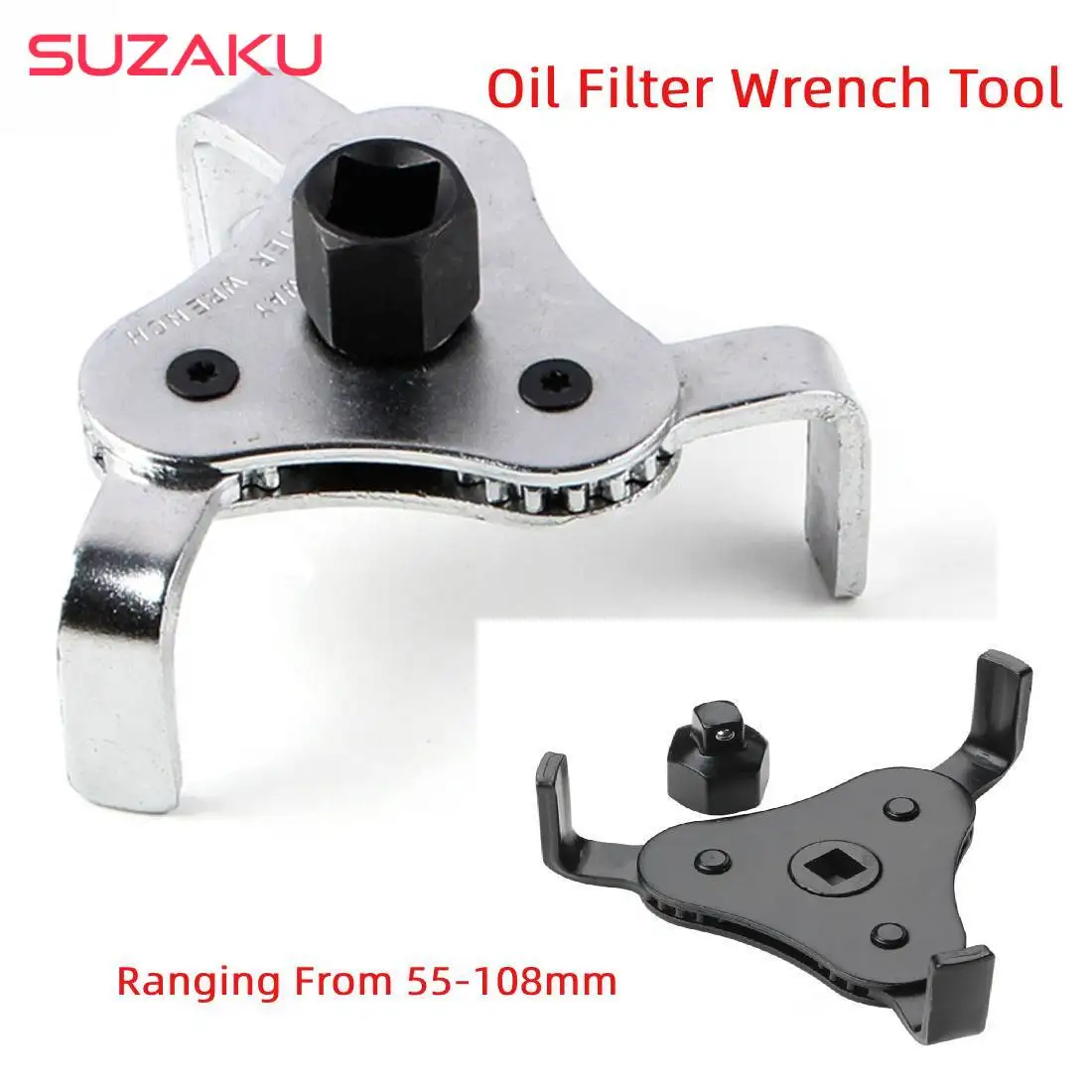 3 Jaw Oil Filter Wrench Keys For Car Repair Tools Adjustable 2 Way Oil Filter Wrench Remover Tool For Car Trucks 55-108mm
3 Jaw Oil Filter Wrench Keys For Car Repair Tools Adjustable 2 Way Oil Filter Wrench Remover Tool For Car Trucks 55-108mm